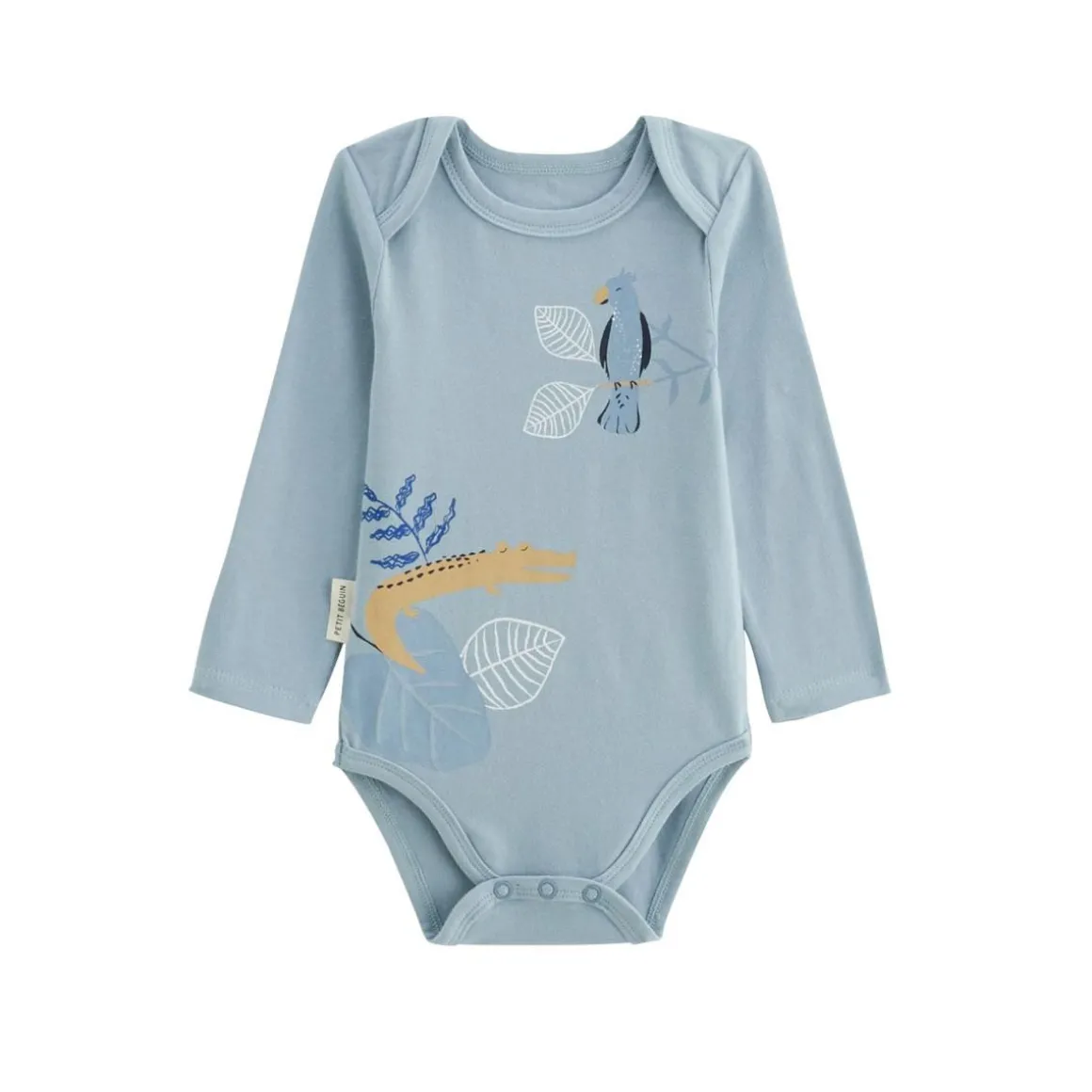 Lot de 2 bodies bébé manches longues Félintrépide