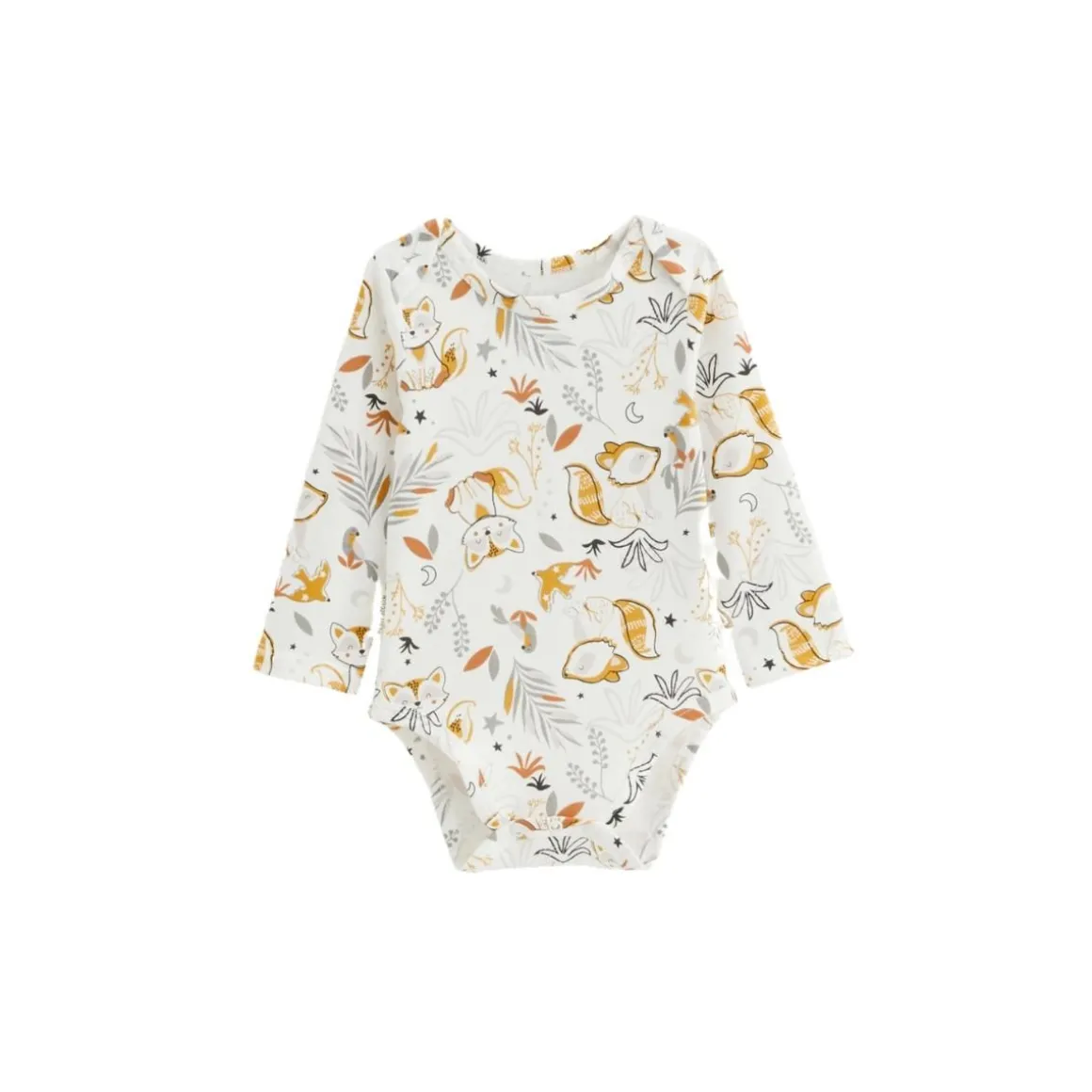 Lot de 2 bodies bébé manches longues Petit Loup