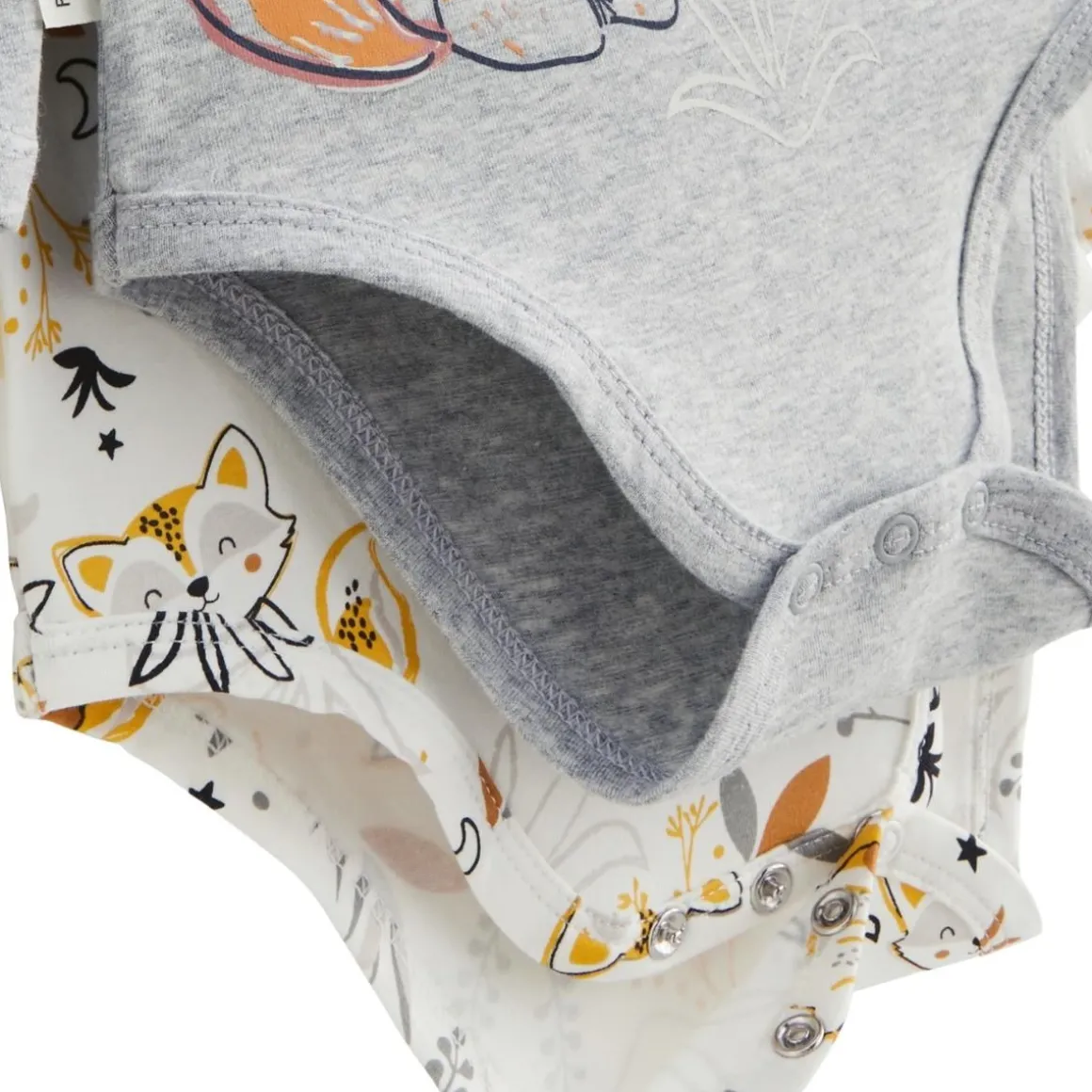 Lot de 2 bodies bébé manches longues Petit Loup