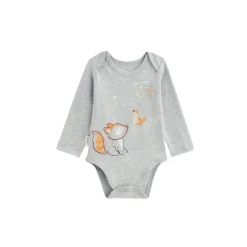 Lot de 2 bodies bébé manches longues Petit Loup