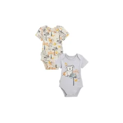 Lot de 2 bodies bébé manches courtes Tapioca