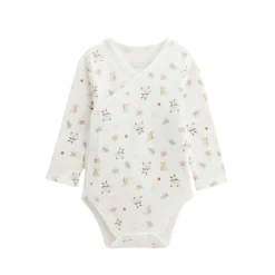 Lot de 2 bodies bébé manches longues ouverture croisée Baby Panda