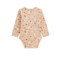 Lot de 2 bodies bébé manches longues ouverture croisée Miss Plume