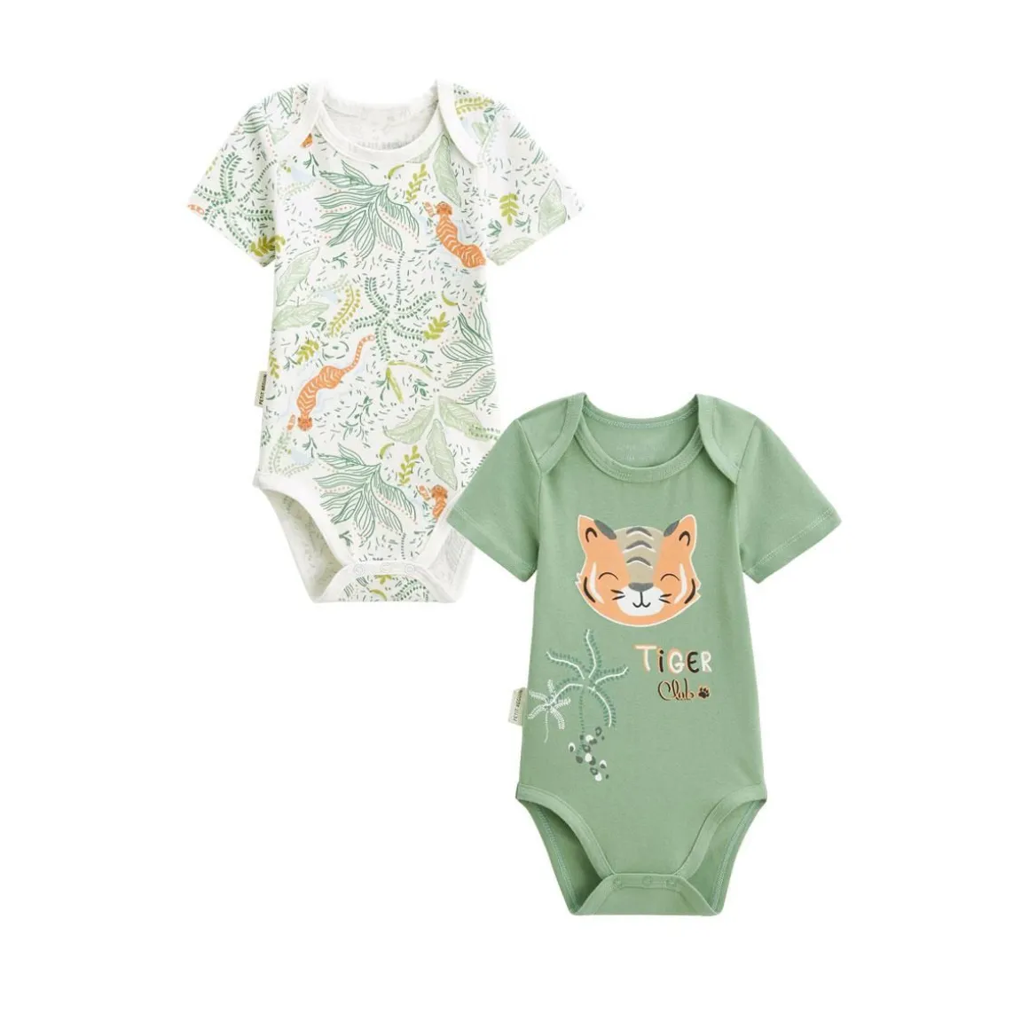 Lot de 2 bodies bébé manches courtes Kanha