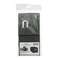 Lot de 12 Boites de rangement en tissu avec poignée