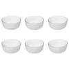 Lot de 6 Bols en Porcelaine Sublima 15cm Blanc