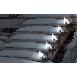 Lot de 4 bornes solaire à planter ou à poser Gris - INOXIA