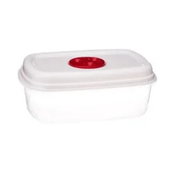 Lot de 5 Boîtes de Conservation Micro-Ondes 25cm Blanc