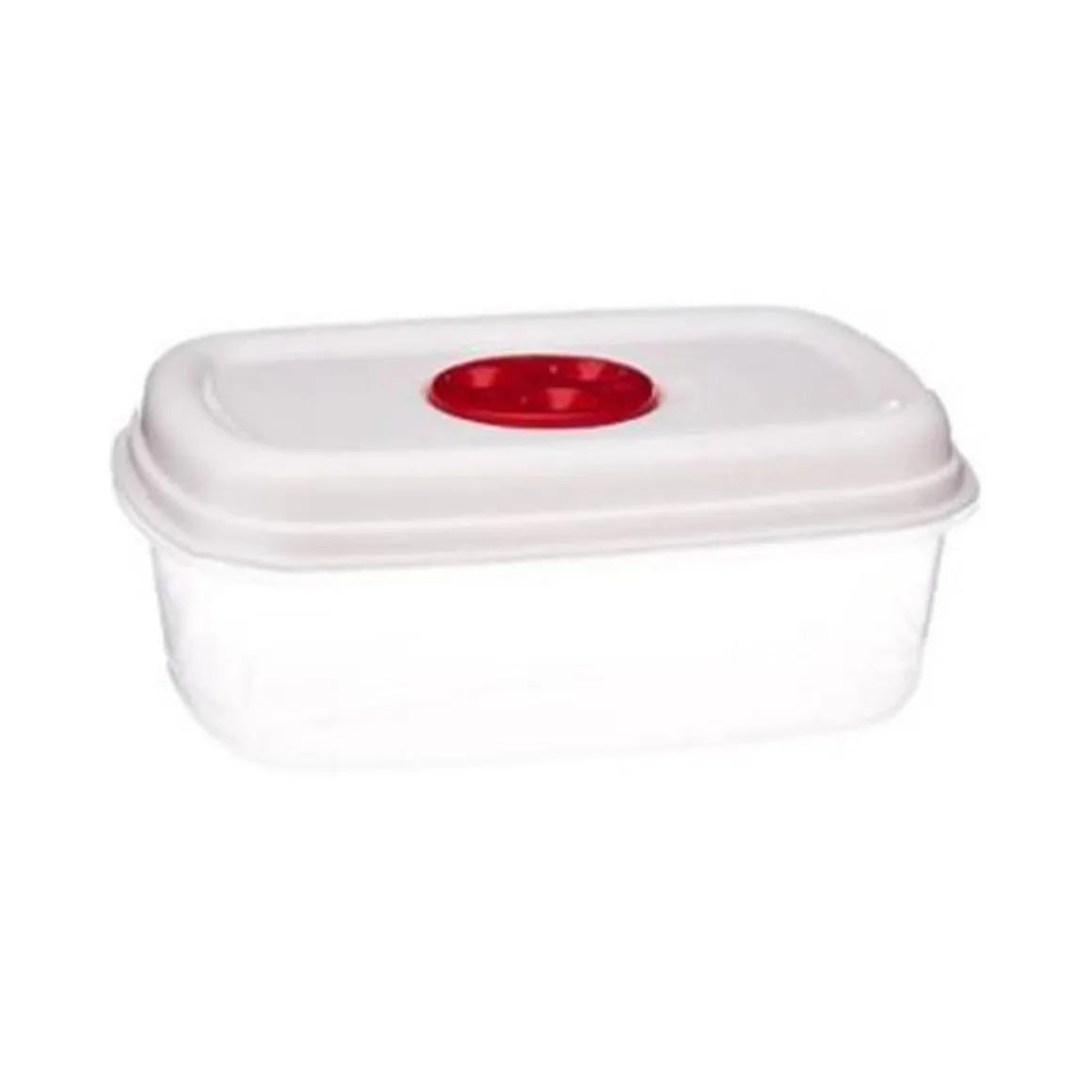 Lot de 5 Boîtes de Conservation Micro-Ondes 25cm Blanc