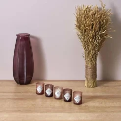 Lot de 5 Bougies Parfumées Coffret 5cm Nude