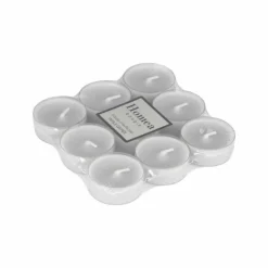 Lot de 9 Bougies Parfumées Chauffe-Plat Trendie Perle Givrée