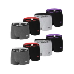 Lot de 8 Boxers coton homme Uni