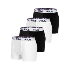 Lot de 4 Boxers Coton homme FU5016 Uni