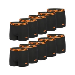 Lot de 10 Boxers coton homme KTM Ceinture colorée
