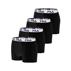 Lot de 4 Boxers Coton homme FU5016 Uni