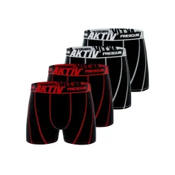 Lot de 4 boxers en coton homme Aktiv