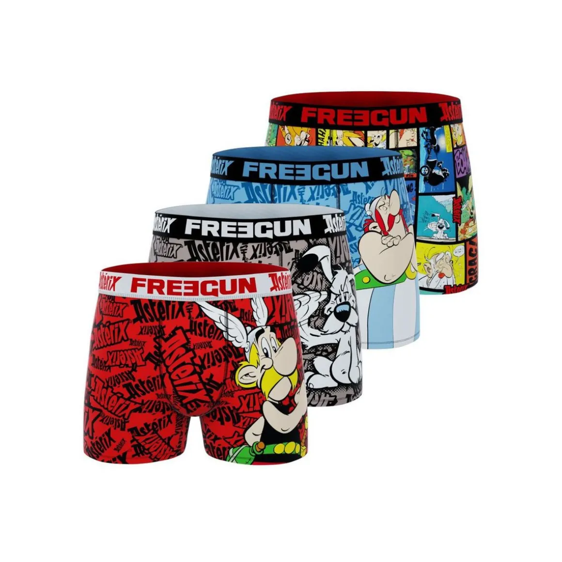 Lot de 4 boxers enfant Astérix