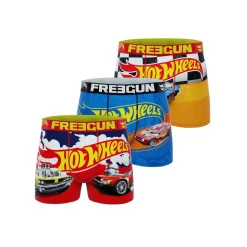Lot de 3 boxers enfant Hot Wheels