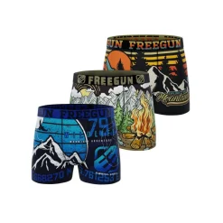 Lot de 3 boxers enfant Outdoor