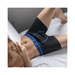 Lot de 4 Boxers garçon coton Bleu