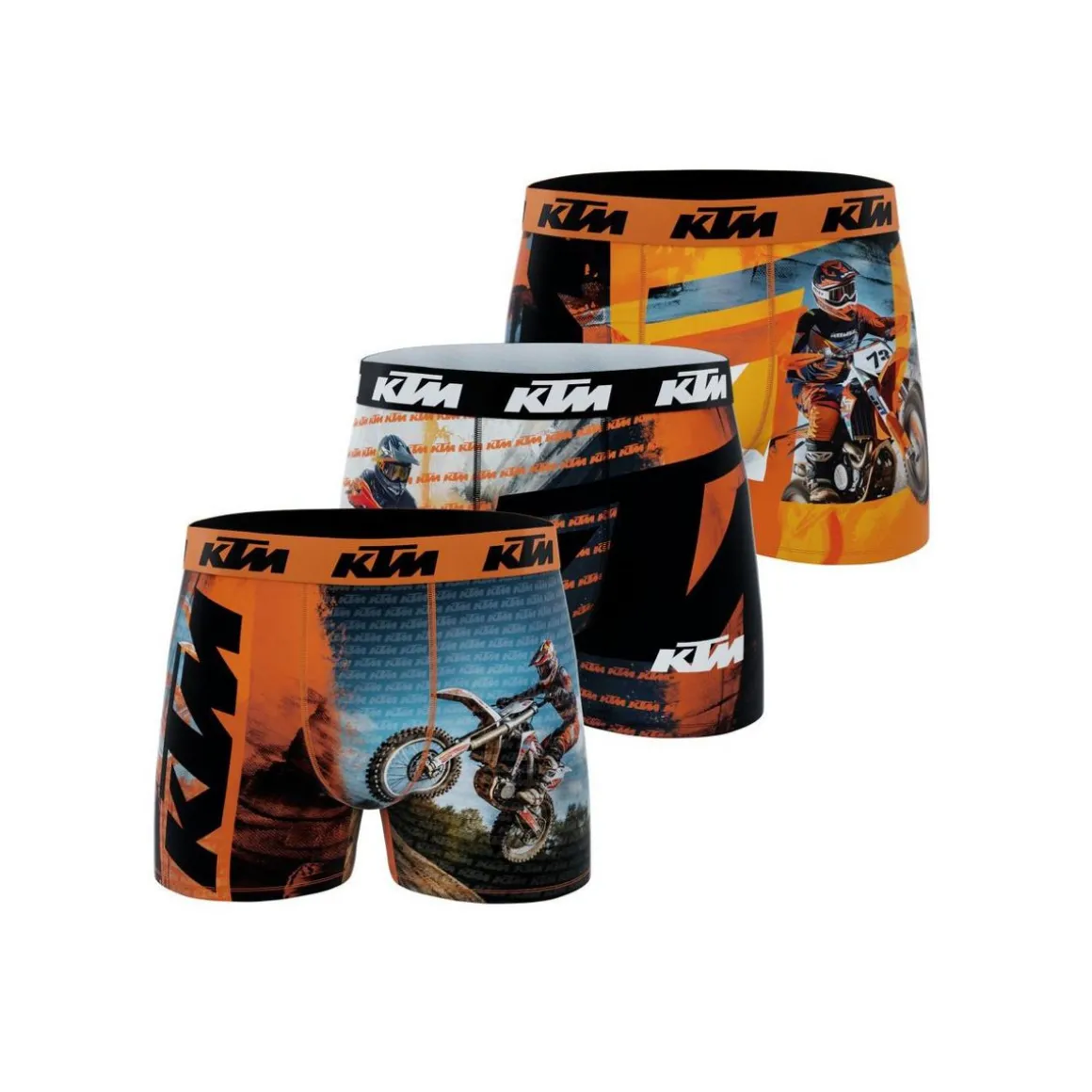 Lot de 3 boxers garçon Cross