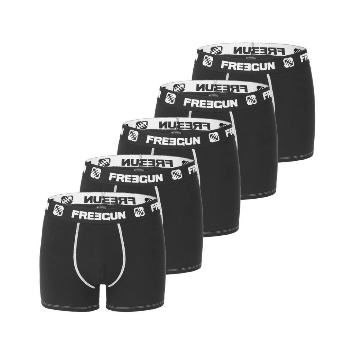 Lot de 5 boxers garçon Uni