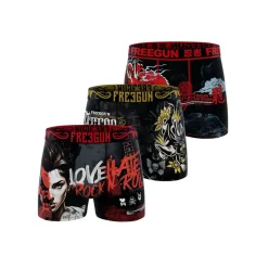 Lot de 3 boxers homme Grunge