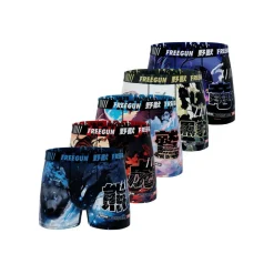 Lot de 5 boxers homme Manga Animals
