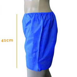 Lot de 10 boxers pour homme en non tissé spunlace jetables - Bleu