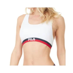 Lot de 3 Brassières coton Fila FU6048 Gris, Navy et Blanc