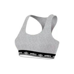 Lot de 3 brassières femme en coton Umbro élastique Noir