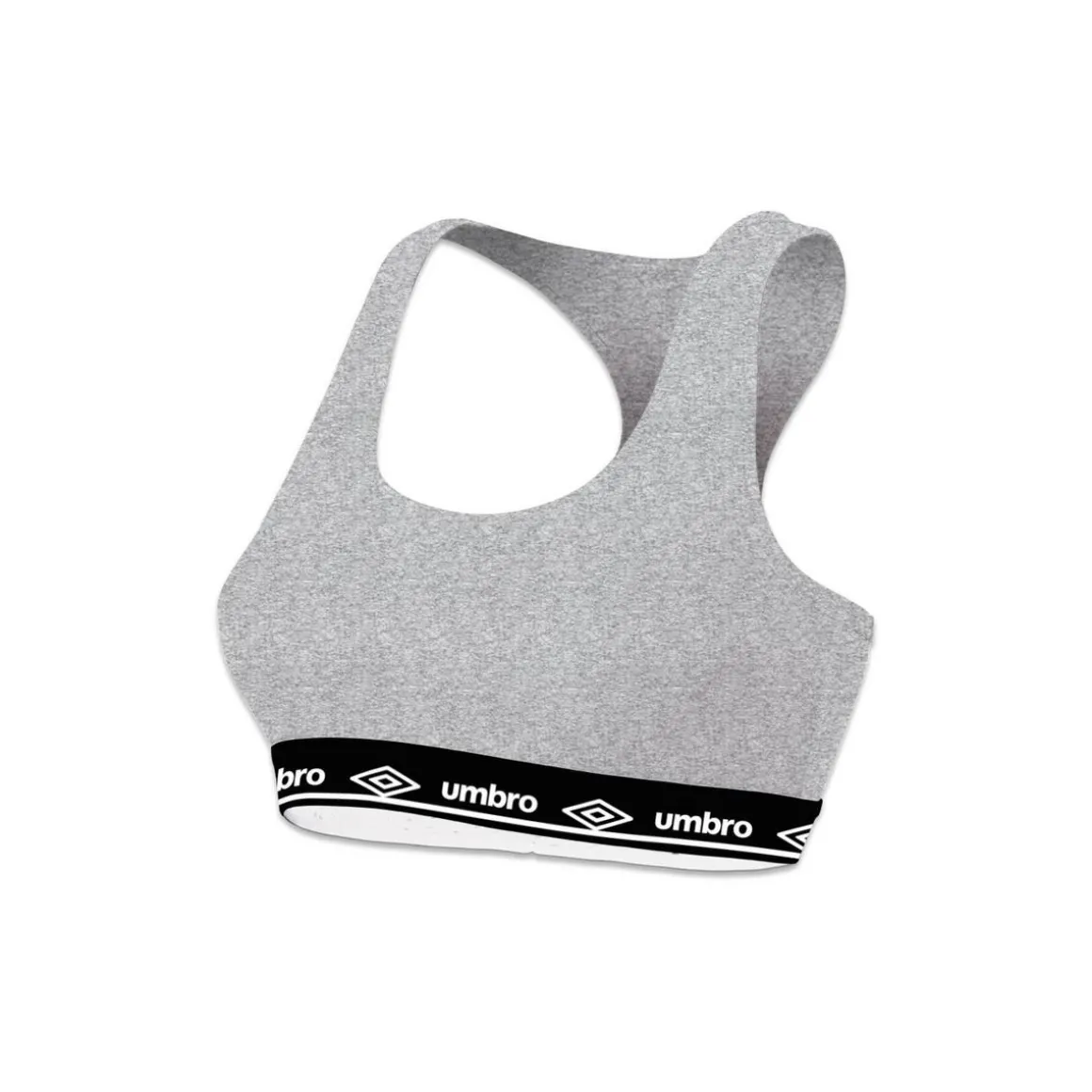 Lot de 3 brassières femme en coton Umbro élastique Noir