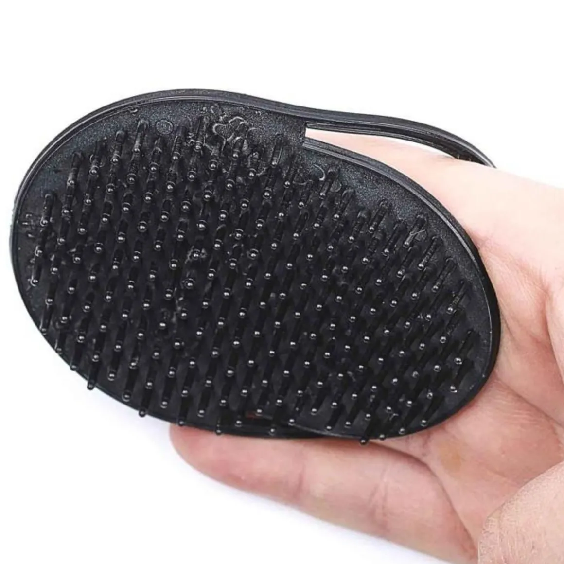 Lot de 2 Brosses à Cheveux Homme 10cm Noir