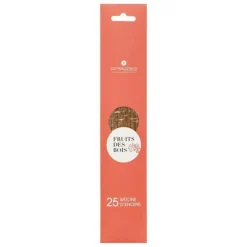 Lot de 25 Bâtons d'Encens Izor 30cm Fruit des Bois