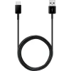Lot de 2 câbles de charge et de synchronisation USB vers USB-type C - Mâle/mâle - 1.5 m - Noir