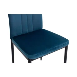 Lot de 6 chaises en velours JUNE