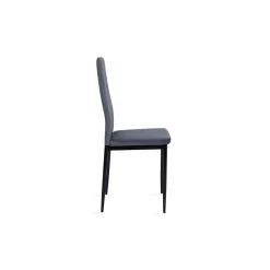 Lot de 6 chaises en velours JUNE