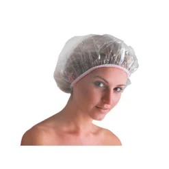 Lot de 100 charlottes imperméables en plastique jetables