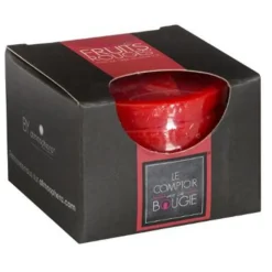Lot de 5 Cires Parfumées à Brûler Etoile 45g Fruits Rouges