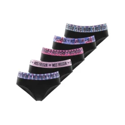 Lot de 5 culottes femme en coton Ethnik