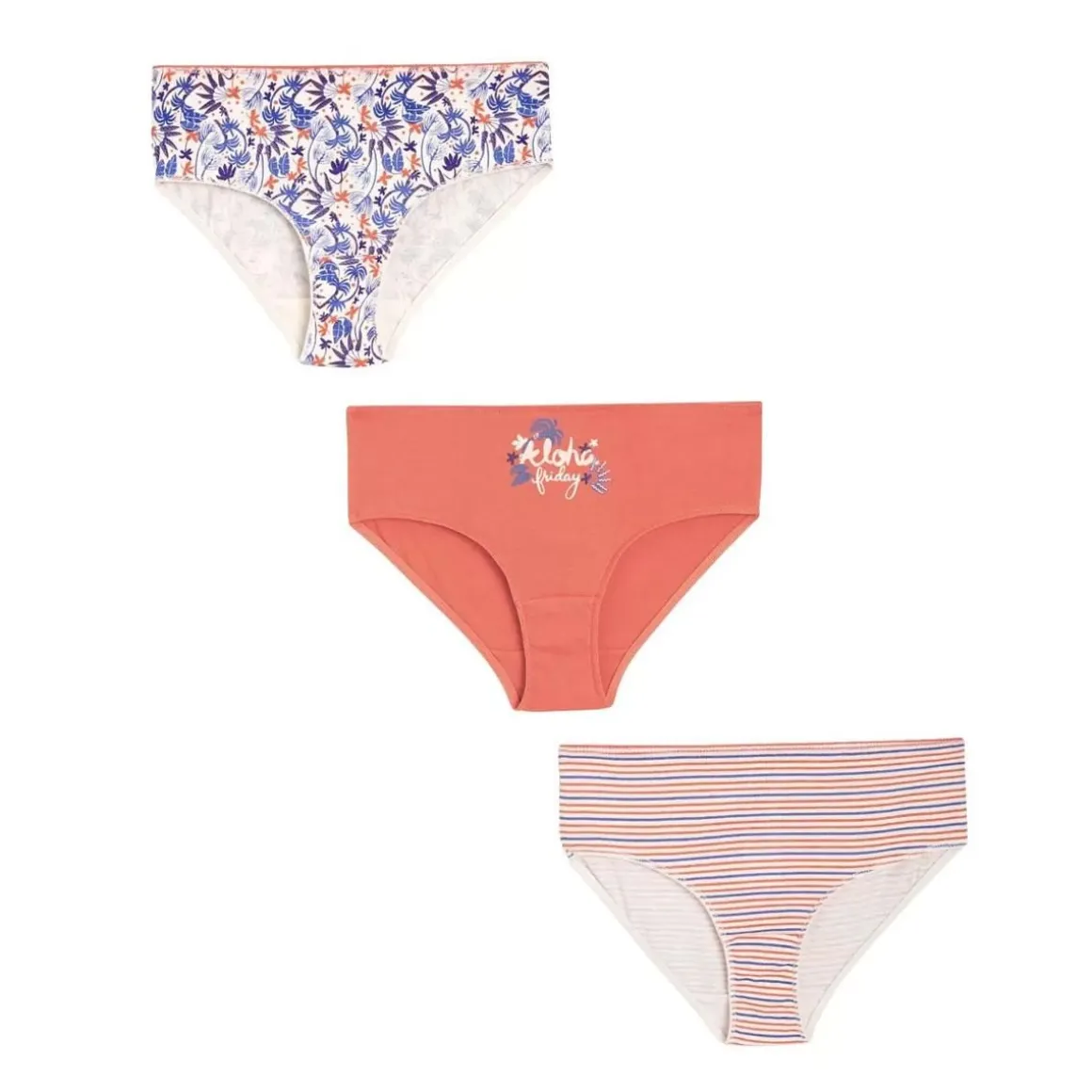 Lot de 3 culottes fille Piper