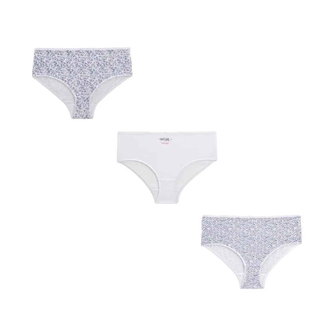 Lot de 3 culottes fille Valara