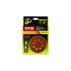Lot de 10 disques abrasifs Ryobi - 125mm - Grain 100, 120, 240 et 320 - RO125A10
