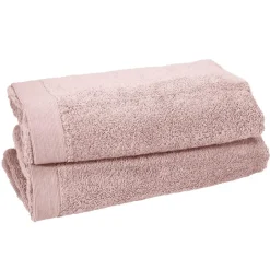 Lot de 2 draps de bain 500 g/m² STUDIO - 70x130 cm