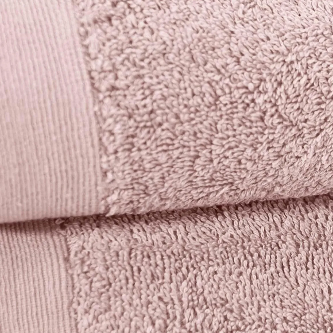 Lot de 2 draps de bain 500 g/m² STUDIO - 70x130 cm