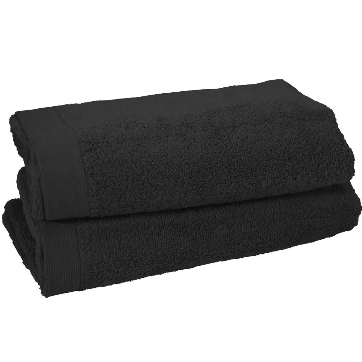 Lot de 2 draps de bain 500 g/m² STUDIO - 70x130 cm