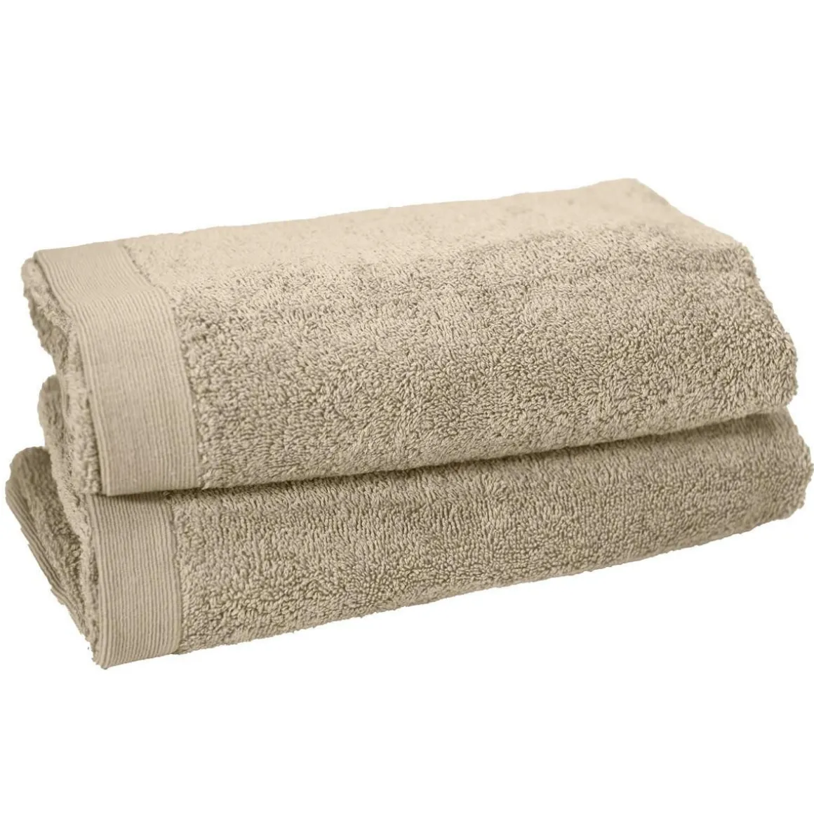 Lot de 2 draps de bain 500 g/m² STUDIO - 70x130 cm