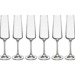 Lot de 6 Flûtes à Champagne Selenga II 16cl Transparent
