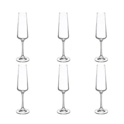 Lot de 6 Flûtes à Champagne Selenga II 16cl Transparent