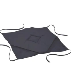 Lot de 4 galettes de chaise à rabat coloris Béton